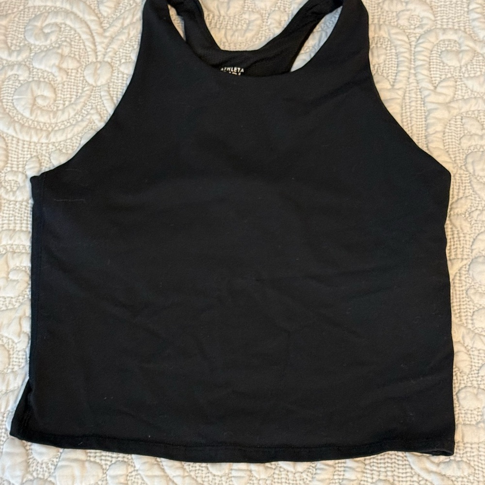 Athleta Girl Black Activewear Top
